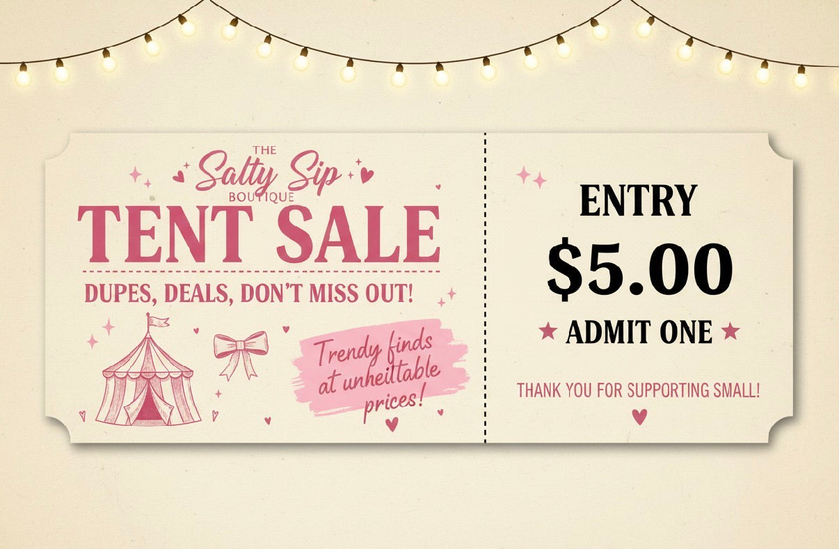 Tent sale ticket
