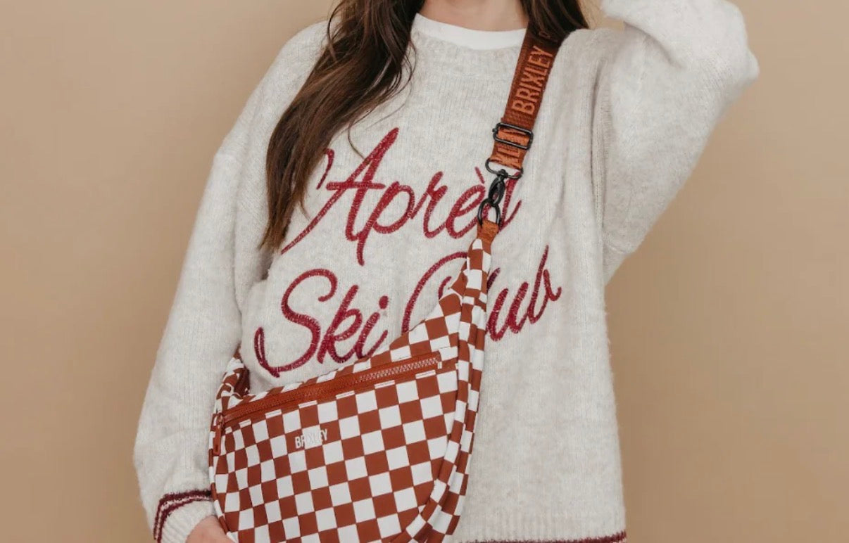 Coco Check Crescent Bag
