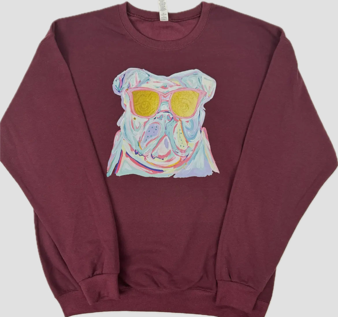 Bulldog sweatshirt best sale