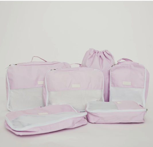 Lilac Lilly Packing Cube Set