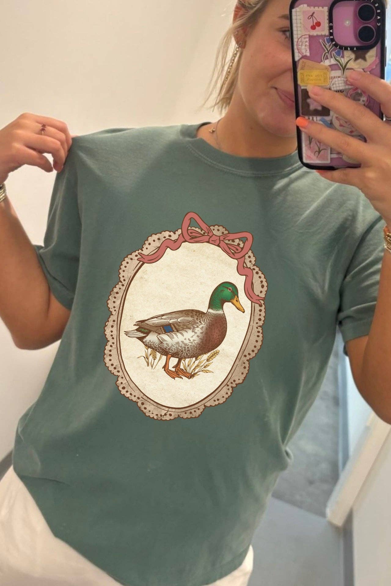 Vintage Frame Mallard Duck Tees