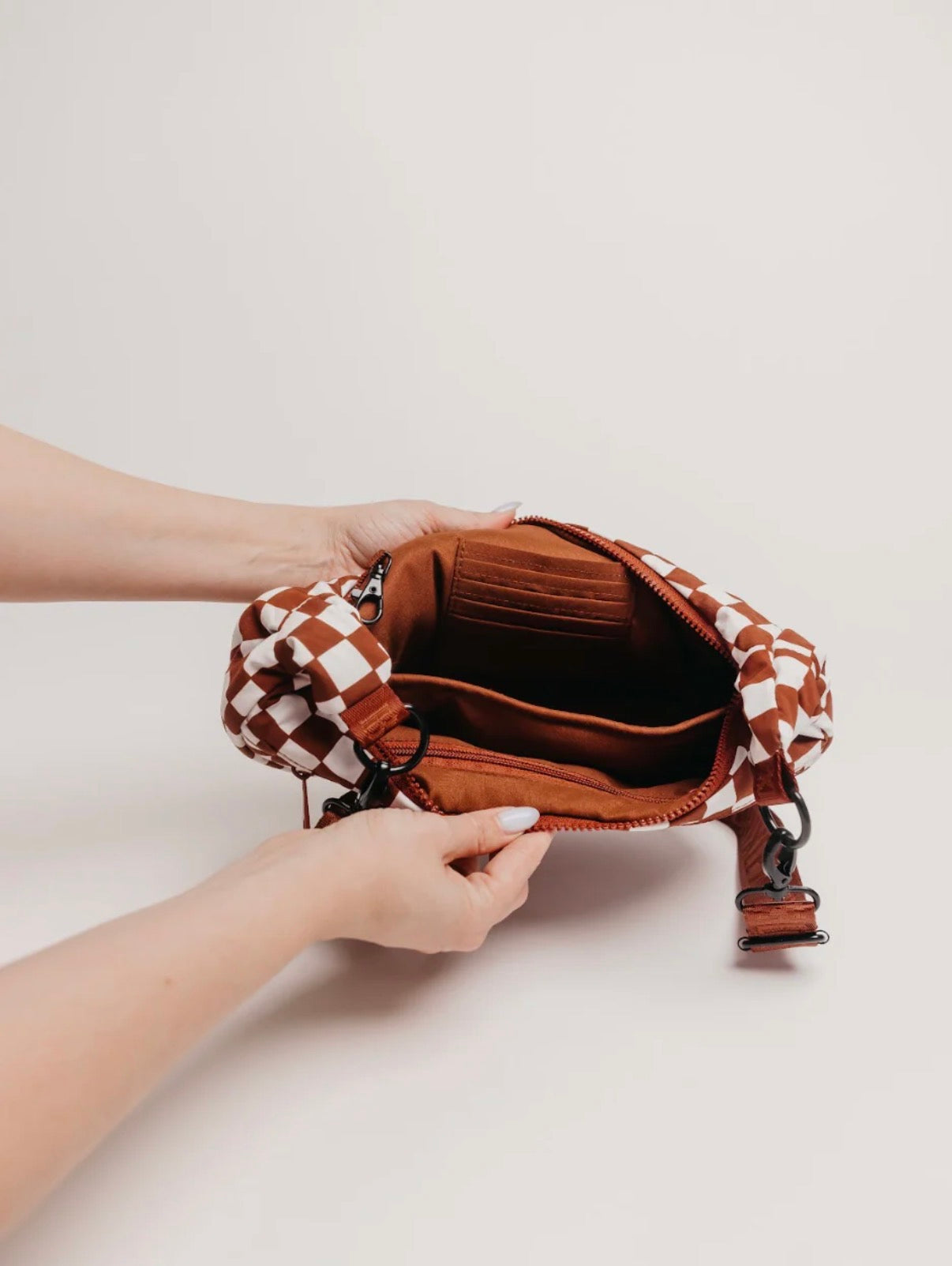 Coco Check Crescent Bag