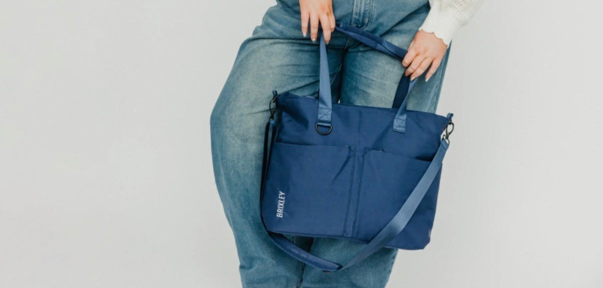 Navy Tote Bag