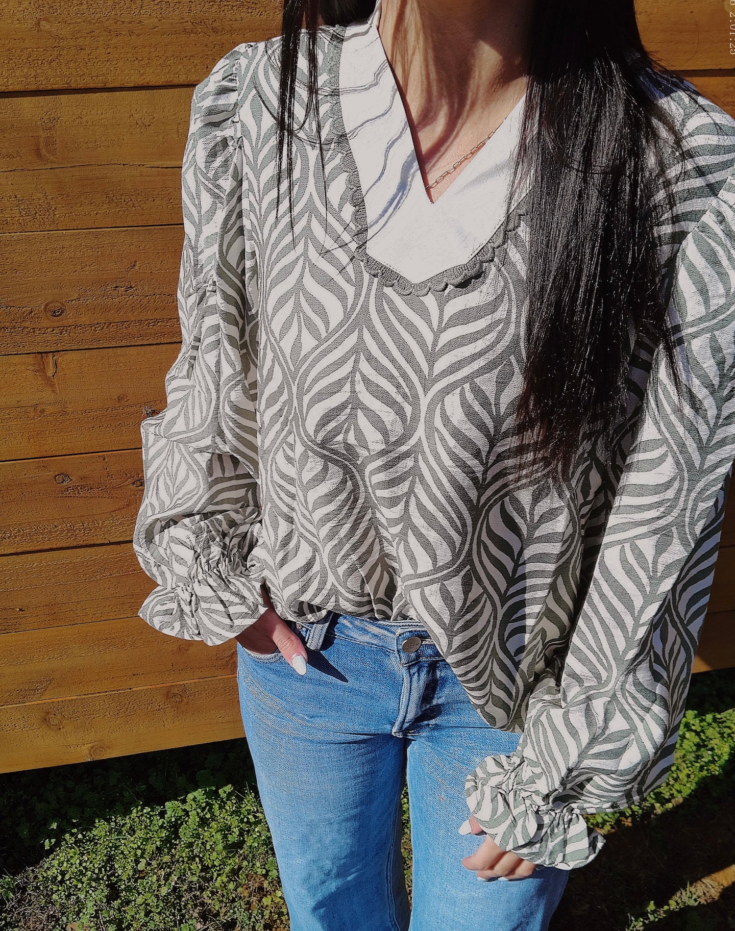 Sage Urban Blouse