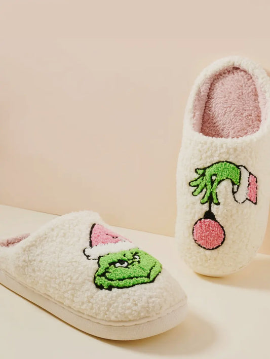 Grinch House Slippers